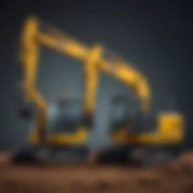 A side-by-side comparison of different mini excavator models