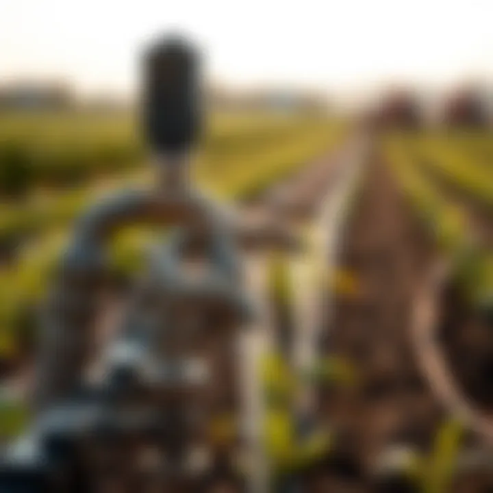 Installing Backflow Valves in Agricultural Setup Installation of plastic backflow valves in agriculture