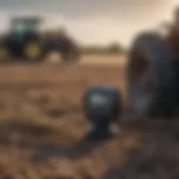 A high-tech power outage alarm system installed on a farm equipment