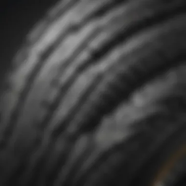 Tread Pattern Analysis for Optimal Performance Close-up of riding mower tire tread pattern