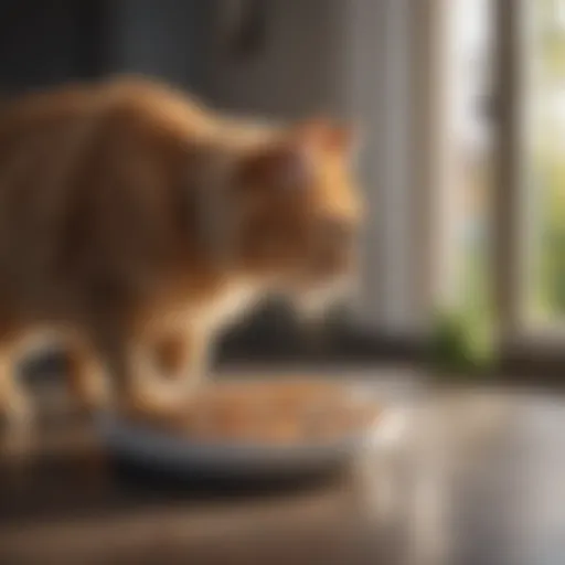 Innovative design of a Sure Feed Cat Bowl showcasing its advanced features