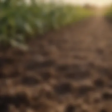 Ideal Soil Conditions for Soybeans Visual representation of soil conditions ideal for soybeans