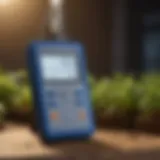 Detailed view of the Bluelab Multimedia pH Meter showcasing its advanced features