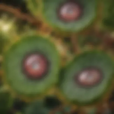 Amino Acid Interactions in Plant Cells Illustration of amino acid interactions within plant cells