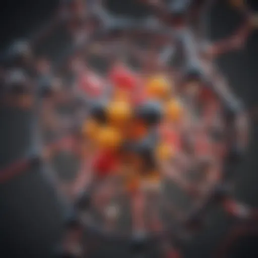Detailed molecular structure of an amino acid highlighting functional groups
