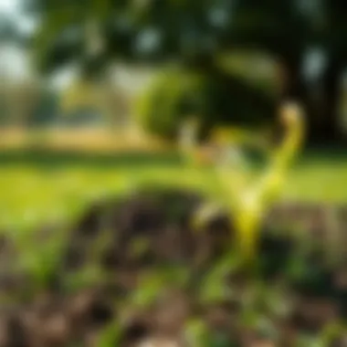 Environmental Impact of Sod Visual representation of sod's environmental impact in landscaping