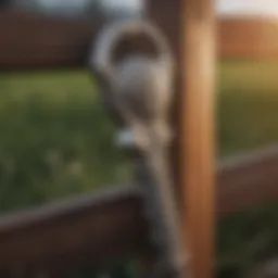 Close-up of a fence wrench showcasing its innovative design features