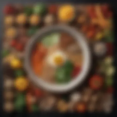 Essentials of a Balanced Diet A selection of whole grains, lean proteins, and fresh vegetables