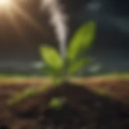 Graphical representation of carbon emission sources