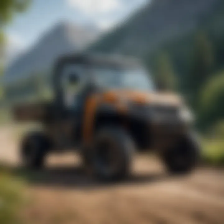 Graph showing market demand trends for utility vehicles