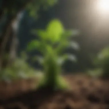 Effects of Oxygen Depletion on Flora A visualization of the impact of oxygen depletion on plant growth