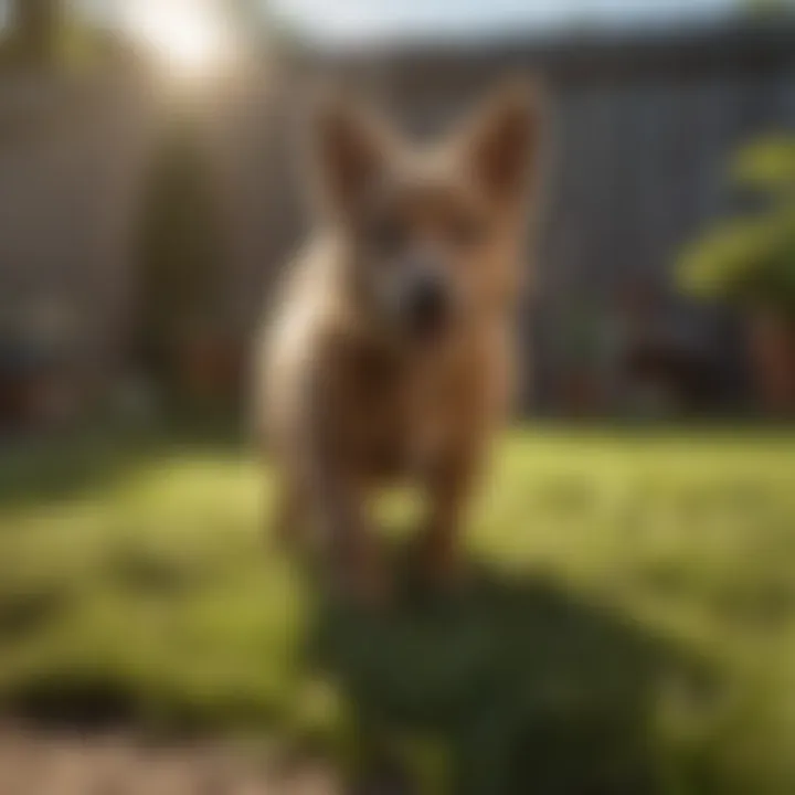 Different types of sod suitable for puppies in a backyard setting
