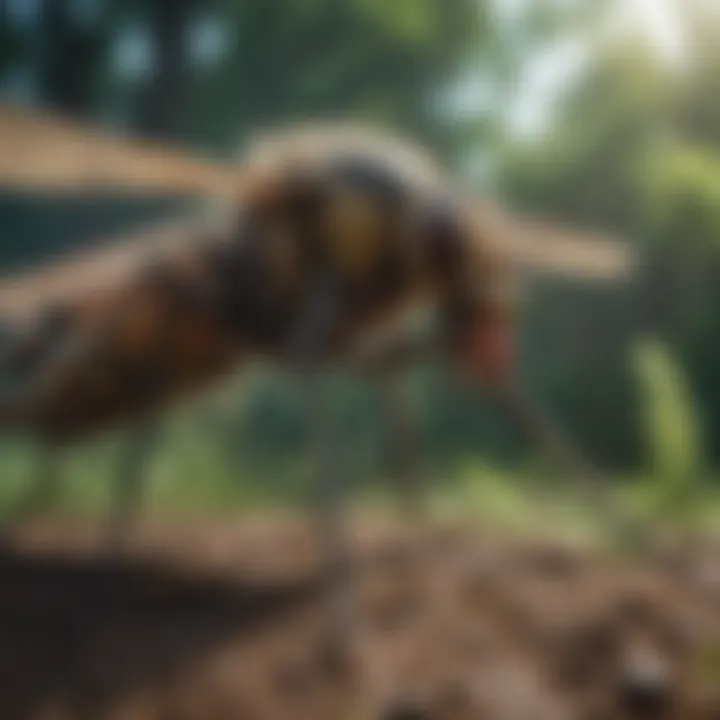 Visual representation of mechanical mosquito control techniques
