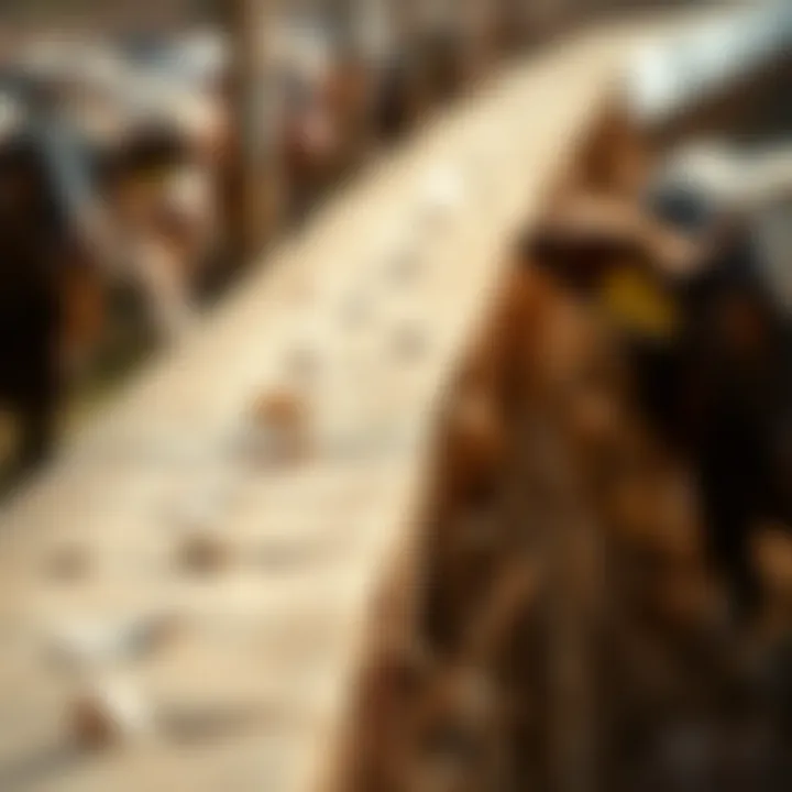 Close-up of the materials used in TSC livestock panels