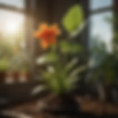 Chart showcasing the impact of light intensity on plant growth