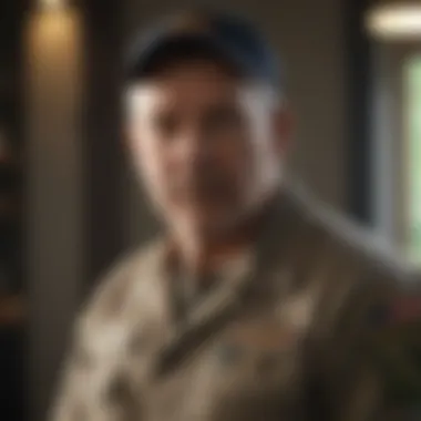 Support Services for Veterans Veteran receiving support services