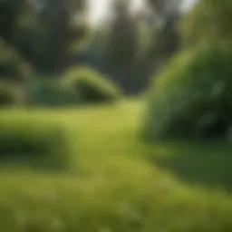 Lush green lawn in Tennessee showcasing ideal grass types