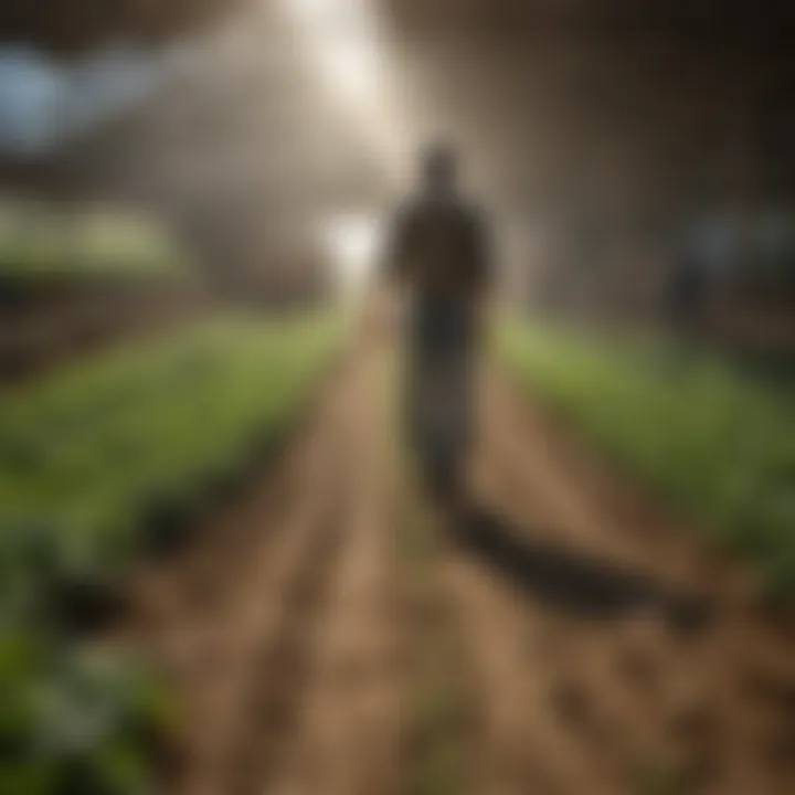 Innovative farming techniques in action at a local farm