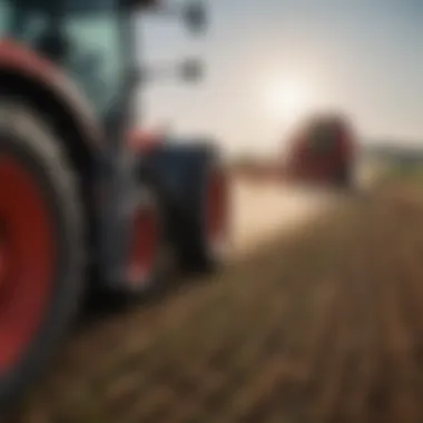 Cutting-Edge Machinery Close-up of advanced agricultural machinery used in Zeorian harvesting.